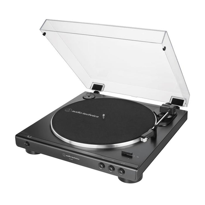 Audio-Technica AT-LP60XBK | Table tournante Stéréo - Entraînement par courroie - Entièrement automatique - Noir-SONXPLUS Victoriaville