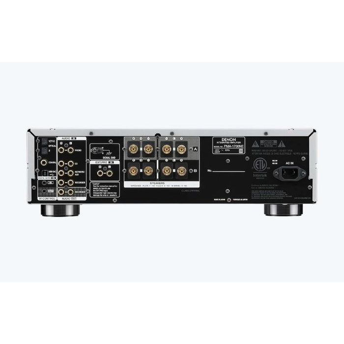 Denon PMA-1700NE | Amplificateur intégré - 140W - Circuit Push-pull MOS - Argent-SONXPLUS Victoriaville