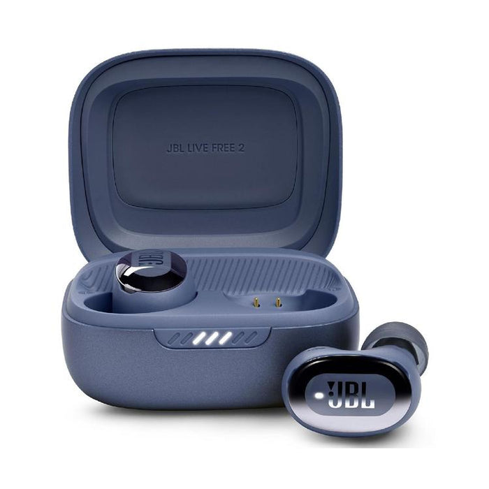 JBL Live Free 2 | Écouteurs intra-auriculaires - 100% Sans fil - Bluetooth - Smart Ambient - Microphones - Bleu-SONXPLUS Victoriaville