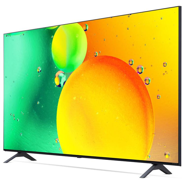 LG 50NANO75UQA | Téléviseur intelligent 50" NanoCell 4K - DEL - Série Nano75 - HDR - Processeur IA a5 Gen5 4K - Noir-SONXPLUS Victoriaville