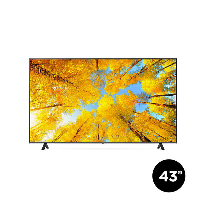 LG 43UQ7590PUB | Téléviseur intelligent 43" - UHD 4K - DEL - Série UQ7590 - HDR - Processeur IA a5 Gen5 4K - Noir-SONXPLUS Victoriaville