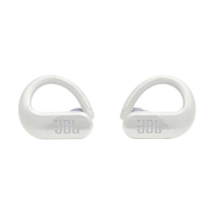 JBL Endurance Peak III | Écouteurs Sport intra-auriculaires - 100% Sans fil - Étanche - Conception Powerhook - Blanc-SONXPLUS Victoriaville