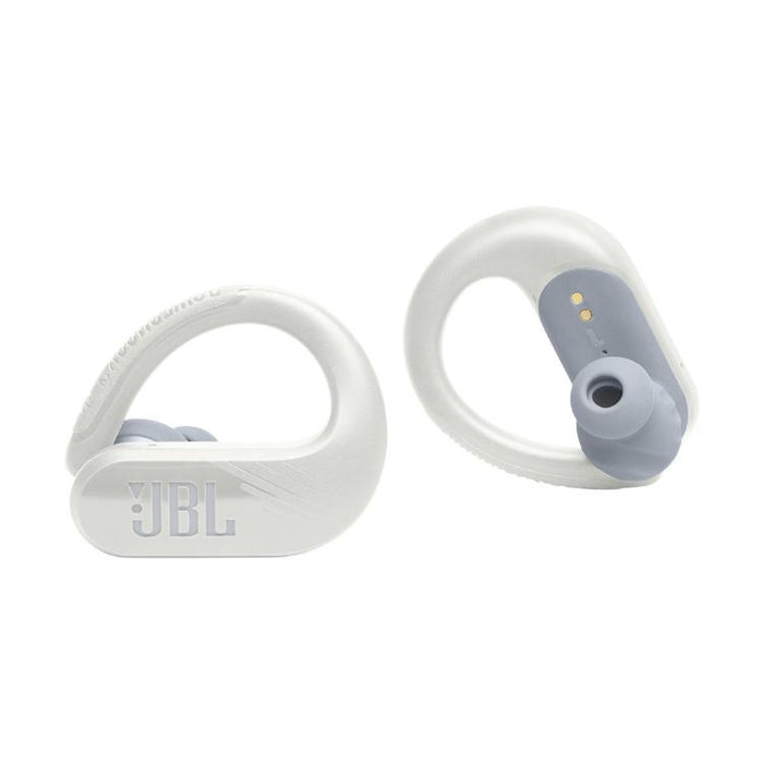 JBL Endurance Peak III | Écouteurs Sport intra-auriculaires - 100% Sans fil - Étanche - Conception Powerhook - Blanc-SONXPLUS Victoriaville