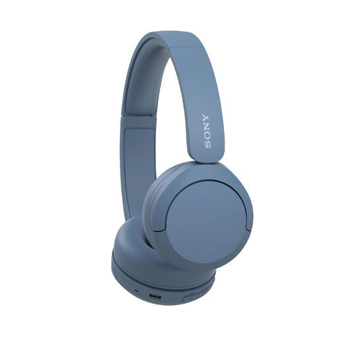 Sony WH-CH520 | Écouteurs supra-auriculaires - Sans fil - Bluetooth - Jusqu'à 50 heures d'autonomie - Bleu-SONXPLUS Victoriaville