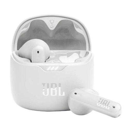 JBL Tune Flex | Écouteurs intra-auriculaires - 100% Sans fil - Bluetooth - Réduction de bruit - Conception Stick-open - IPX4 - Blanc-SONXPLUS Victoriaville