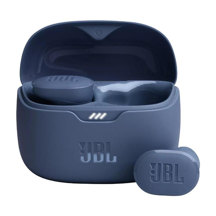 JBL Tune Buds | Écouteurs intra-auriculaires - 100% Sans fil - Bluetooth - Réduction de bruit - 4 microphones - Bleu-SONXPLUS Victoriaville