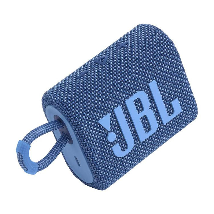 JBL Go 3 Eco | Mini Haut-parleur - Ultra-portable - Bluetooth - IP67 - Bleu-SONXPLUS Victoriaville