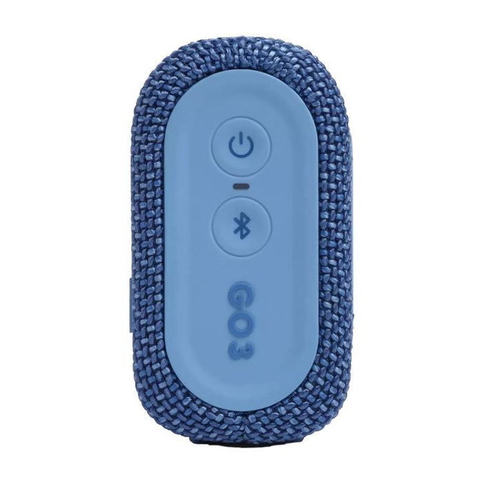 JBL Go 3 Eco | Mini Haut-parleur - Ultra-portable - Bluetooth - IP67 - Bleu-SONXPLUS Victoriaville