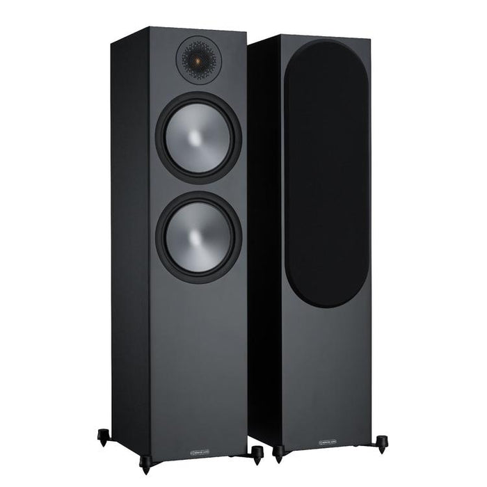 Monitor Audio Bronze 500 | Haut-parleurs de plancher - Tour - 2.5 voies - 200W - Série Bronze - Paire - Noir-SONXPLUS Victoriaville