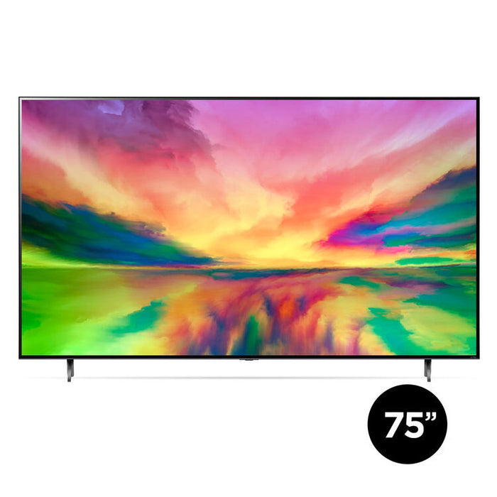 LG 75QNED80URA | Téléviseur intelligent 75" QNED 4K - NanoCell à points quantiques - Série QNED80URA - HDR - Processeur a7 AI Gen6 4K - Noir-SONXPLUS Victoriaville