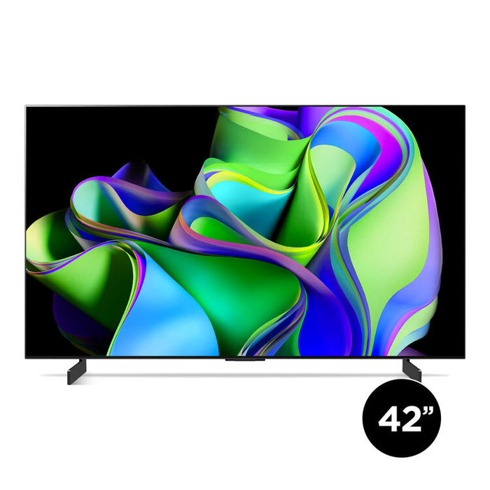 LG OLED42C3PUA | Téléviseur intelligent 42" OLED evo 4K - Série C3 - HDR - Processeur IA a9 Gen6 4K - Noir-SONXPLUS Victoriaville