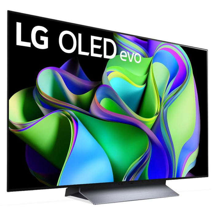 LG OLED48C3PUA | Téléviseur intelligent 48" OLED evo 4K - Série C3 - HDR - Processeur IA a9 Gen6 4K - Noir-SONXPLUS Victoriaville