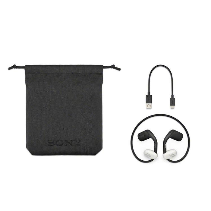 Sony Float Run WIOE610 | Ecouteurs avec micro - Supra-auriculaires - Bluetooth - Sans fil - Noir-SONXPLUS Victoriaville