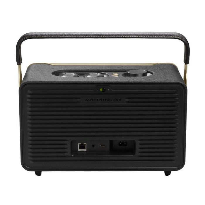 JBL Authentics 300 | Haut-parleurs portatif - Batterie intégrée - Wi-Fi - Bluetooth - Noir-SONXPLUS Victoriaville