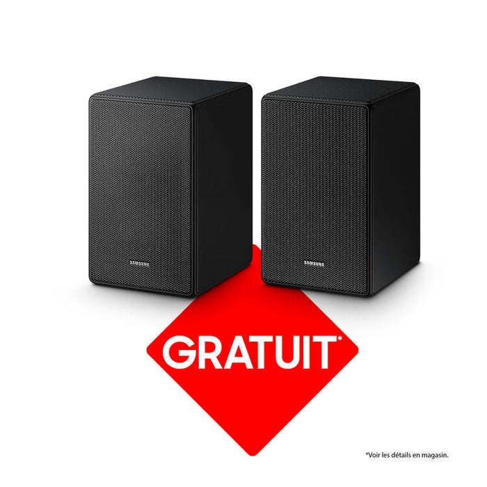 Samsung HW-S800D | Barre de son ultra slim - 3.1.2 canaux - Caisson de graves sans fil - 330W - Dolby Atmos - Bluetooth - Noir-SONXPLUS Victoriaville