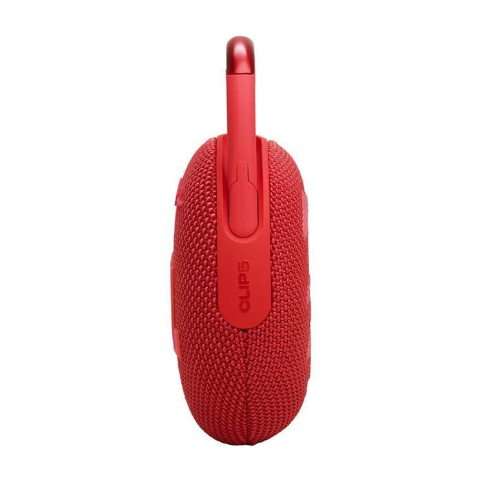 JBL Clip 5 | Haut-parleur à mousqueton portable - Bluetooth - IP67 - Rouge-SONXPLUS Victoriaville