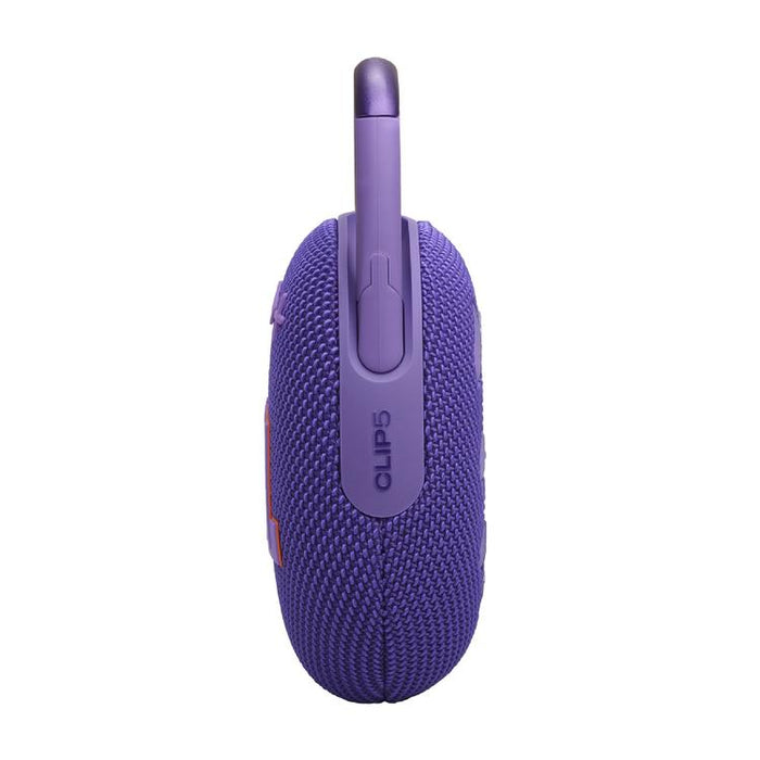 JBL Clip 5 | Haut-parleur à mousqueton portable - Bluetooth - IP67 - Mauve-SONXPLUS Victoriaville