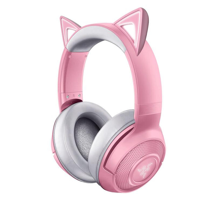 Razer RZ04-03520100-R3UI | Casque d'écoute de jeux - Circum-auriculaires - Kraken Kitty Chroma - Rose - Filaire-SONXPLUS Victoriaville