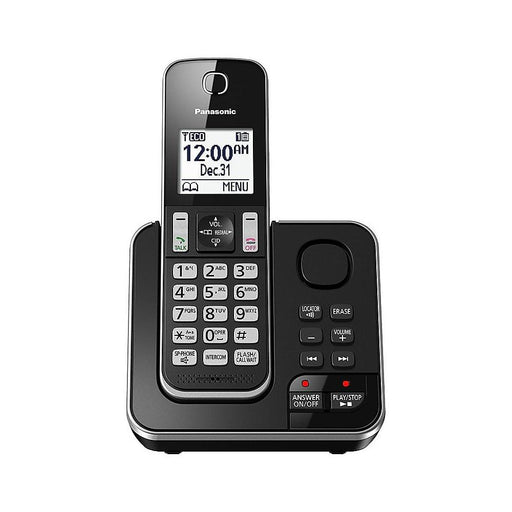Panasonic KX-TGD390B | Téléphone sans fil - 1 combiné - Répondeur - Noir-SONXPLUS Victoriaville
