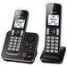 Panasonic KX-TGD392B | Téléphone sans fil - 2 combinés - Répondeur - Noir-SONXPLUS Victoriaville