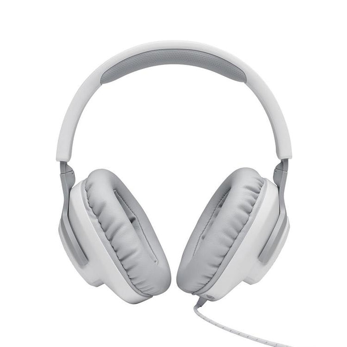 JBL Quantum 100 | Casque de jeu filaire circum-auriculaire - Blanc-SONXPLUS Victoriaville