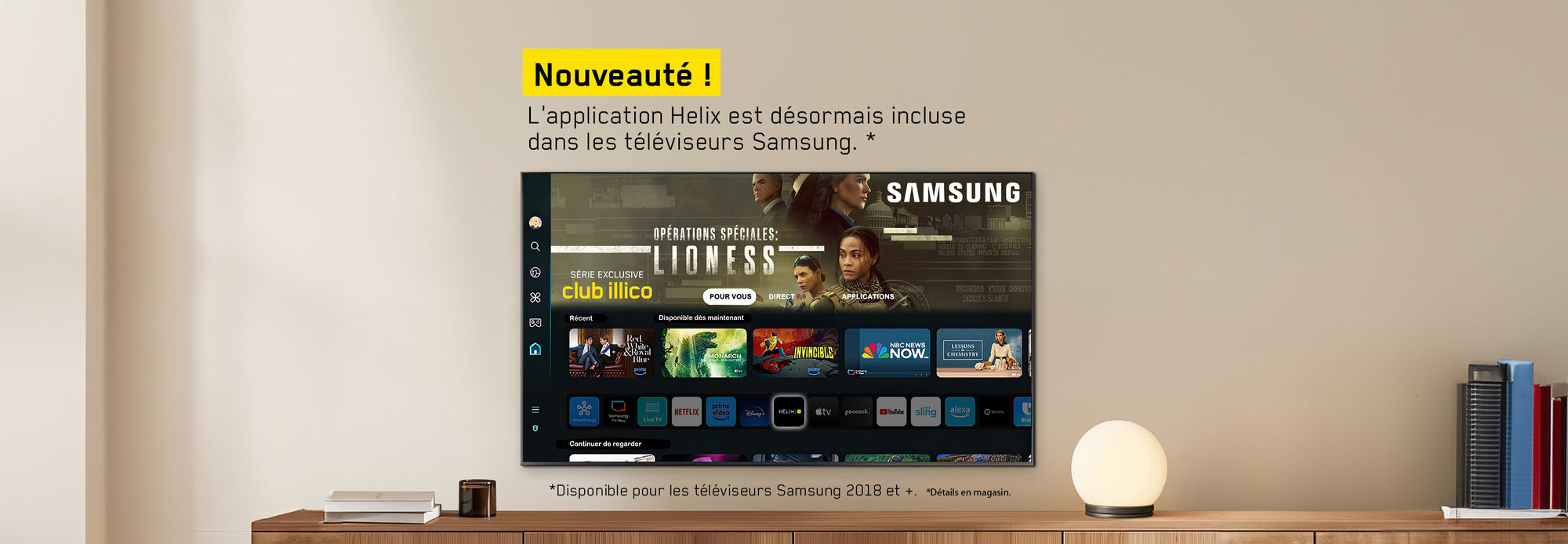 Application Helix avec Samsung | SONXPLUS Victo-Thetford