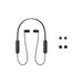 Sony WI-C100 | Écouteurs intra-auriculaires - Sans fil - Bluetooth - Autour du cou - Microphone - IPX4 - Noir-SONXPLUS.com