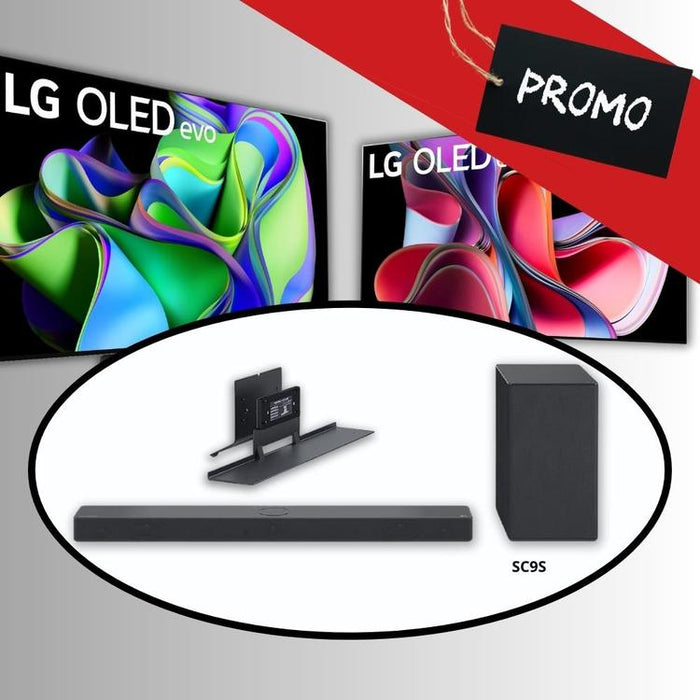 LG OLED83G3PUA | Téléviseur intelligent 83" 4K OLED Evo - Edition Gallery - Série G3 - Cinéma HDR - Processeur IA a9 Gén.6 4K - Noir-SONXPLUS Victoriaville