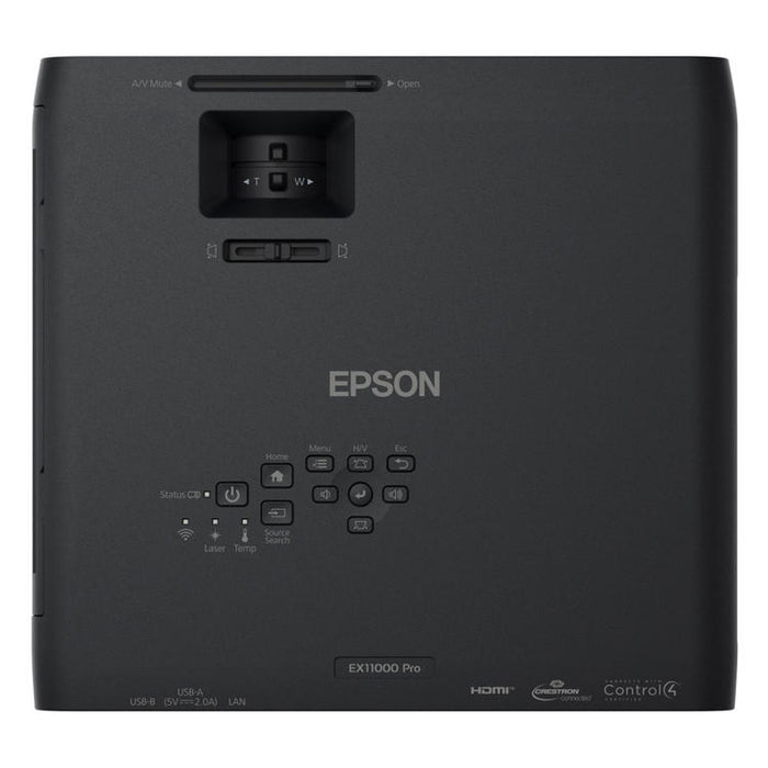 Epson EX11000 | Projecteur laser - 3LCD FHD 1080p - 4600 Lumens - Sans fil - Noir-SONXPLUS Victoriaville
